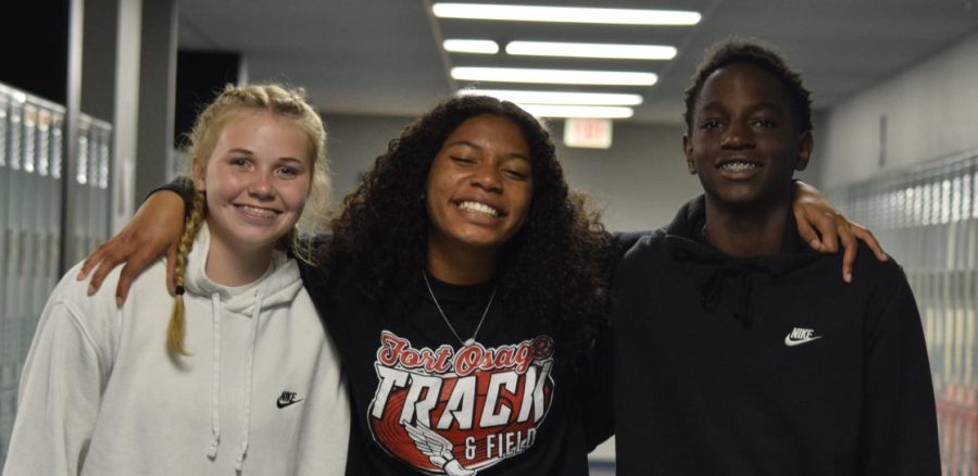 Gage, Faitau and Plaisime were recently recognized on the Sonic Locker Room Show for the spring track season.