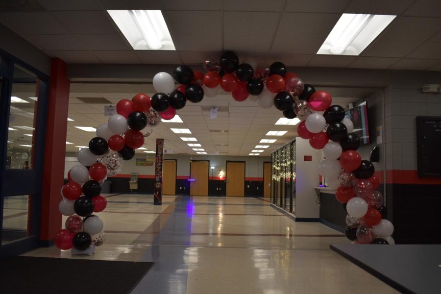 The 8th grade dance was held in the OTMS cafeteria. It was sponsored by Student Council.